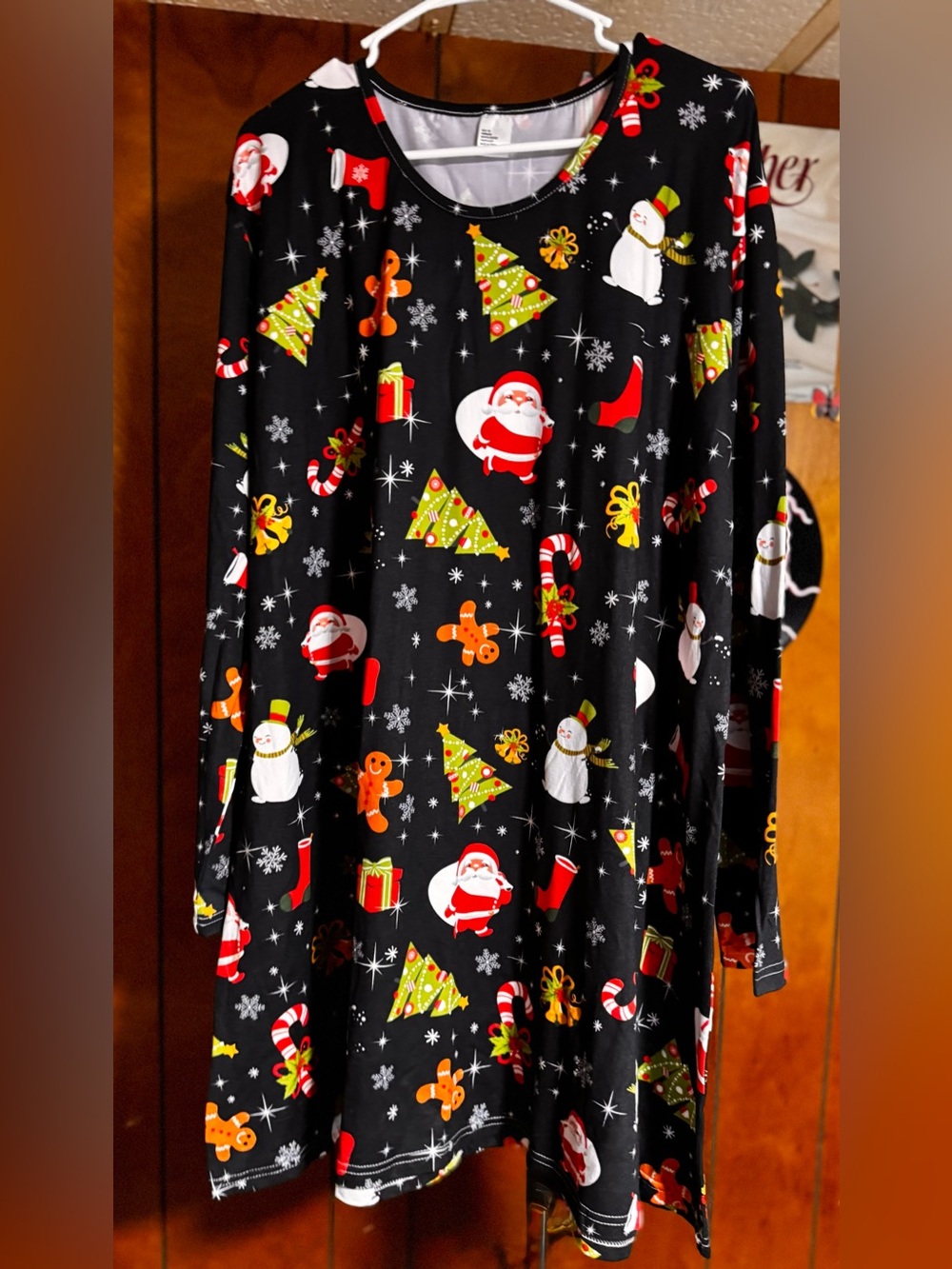 Women's Black Christmas Festive Holiday Dress